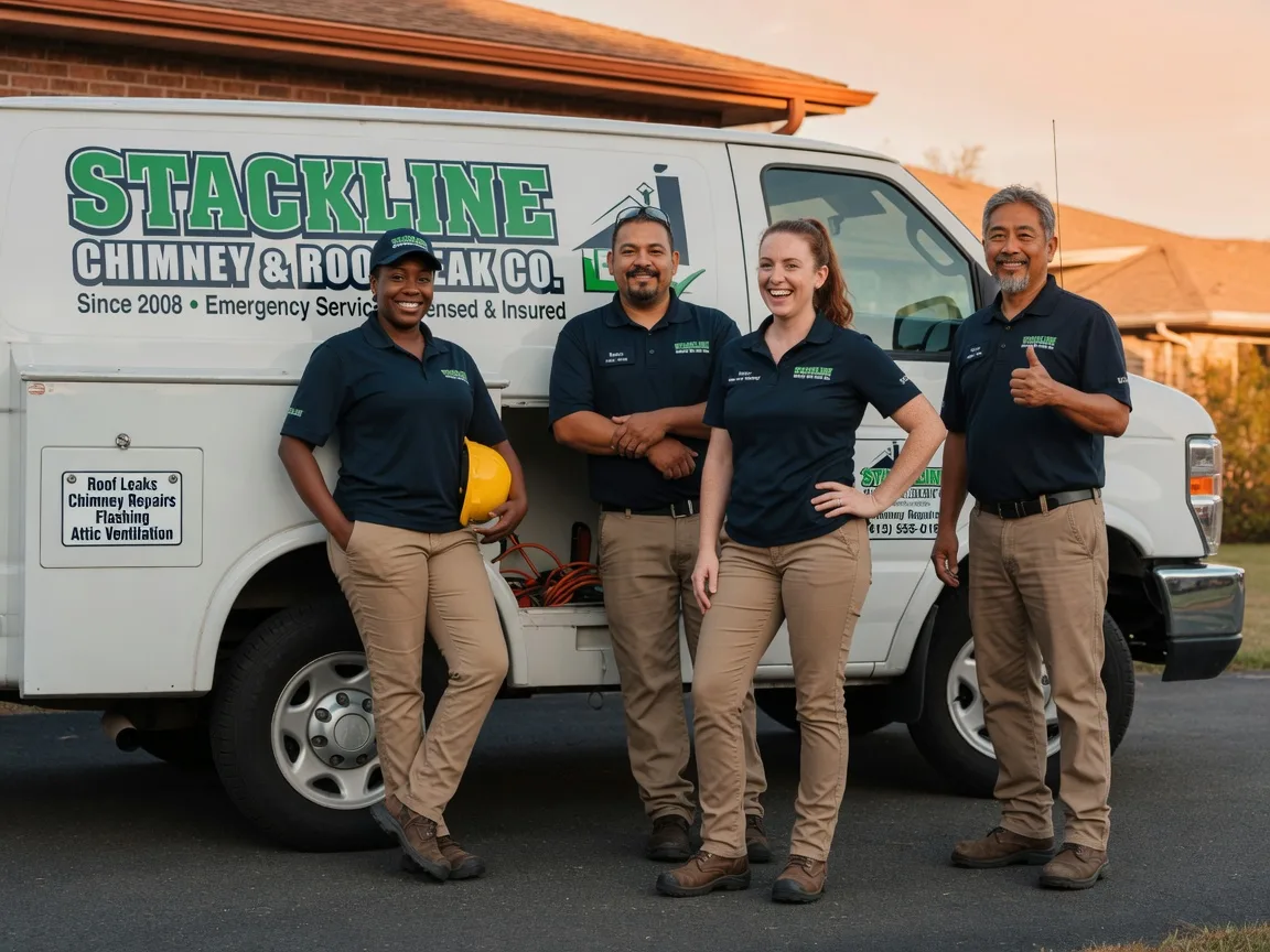 Chimney flashing repair company in Royal City, WA